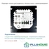 FH Программируемый термостат комнатный с Wi-Fi 220В/3А с дат.воздуха и вын. дат. тепл.пола (1) белый